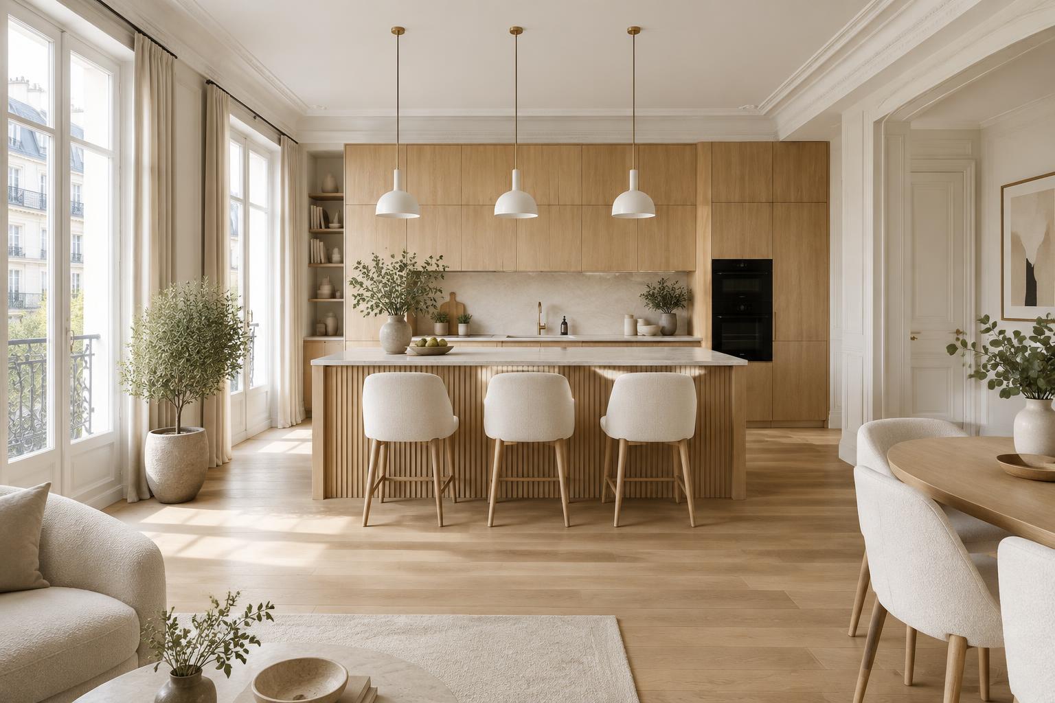 Appartement de caractère, photographie d’illustration